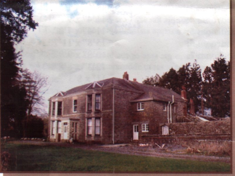 Pant-y-Cendy Hall, a Georgian mansion set among trees and lawns